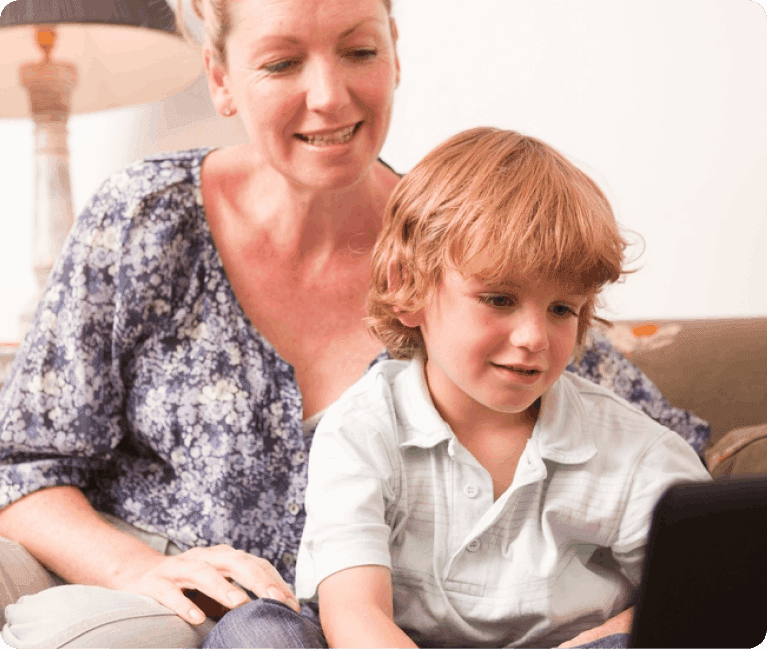 Child with AI Mentor